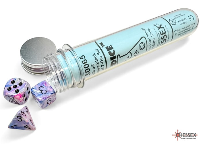 Lab Dice Festive Hydrangea Dice 7 Piece Polyhedral Set With Bonus Die image 0